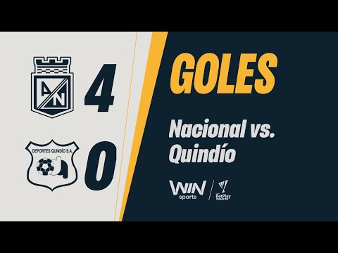 Nacional vs. Quindío (goals) | 2025 BetPlay Dimayor Cup | Round of 16 - First Leg