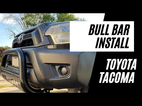 Bull Bar install for Tacoma