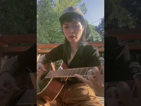 playing American Football- Never Meant on my patio - Yamaha transacoustic