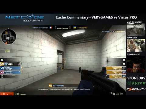 CS:GO VERYGAMES vs VirtusPRO de_cache Part 1 By: DaZeD