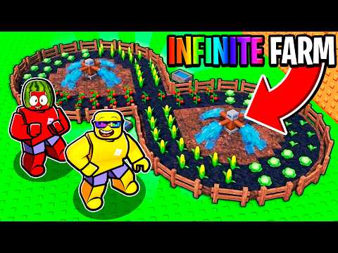 I BUILT an INFINITE Farm in Roblox