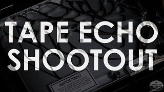 Video thumbnail for Vintage/Modern Tape Echo Shootout! by Emerald City Guitars