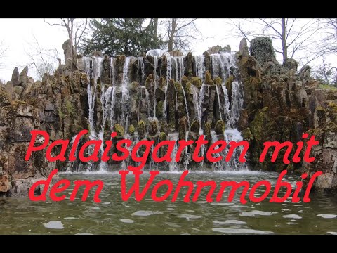 Palaisgarten Detmold mit dem Wohnmobil