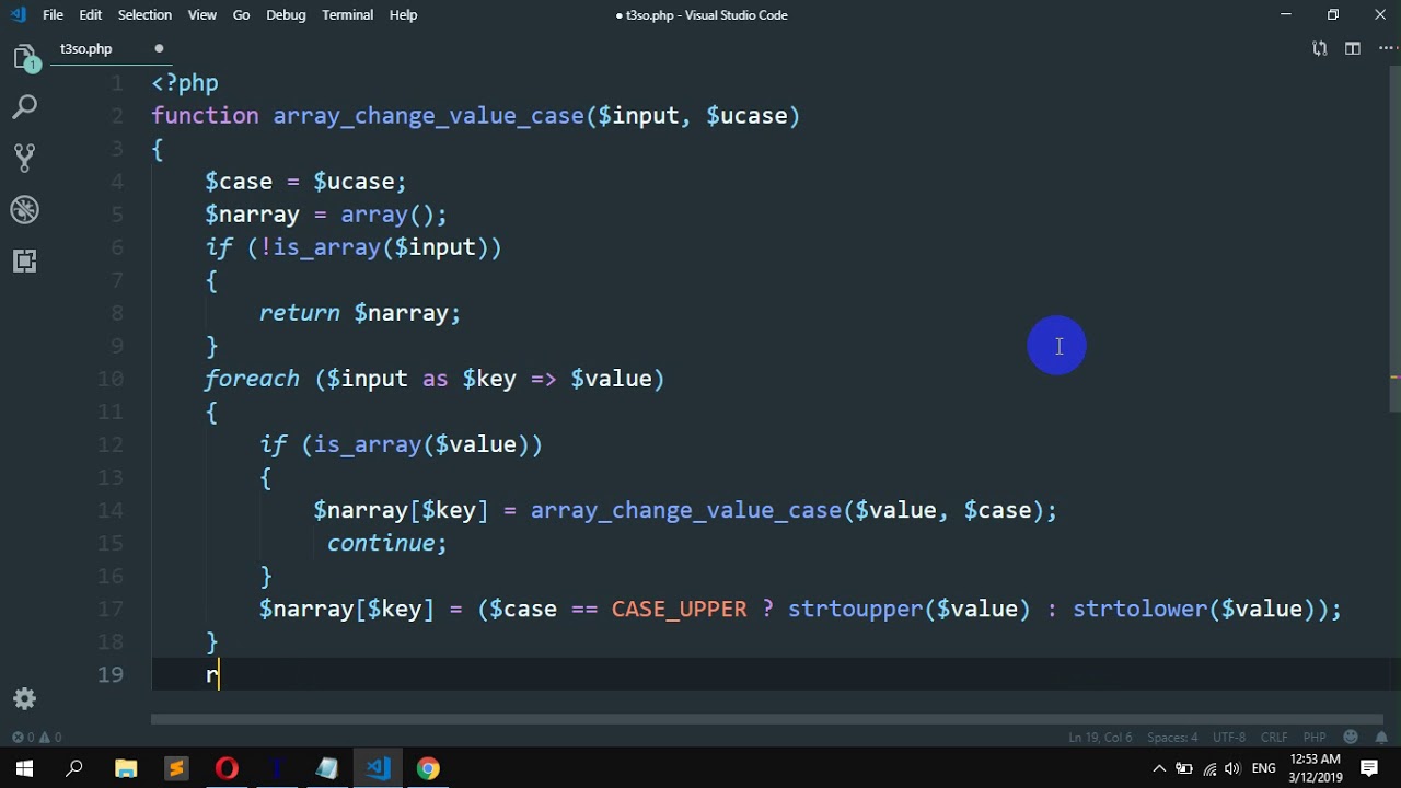 How to convert array values to upper or lower case in PHP