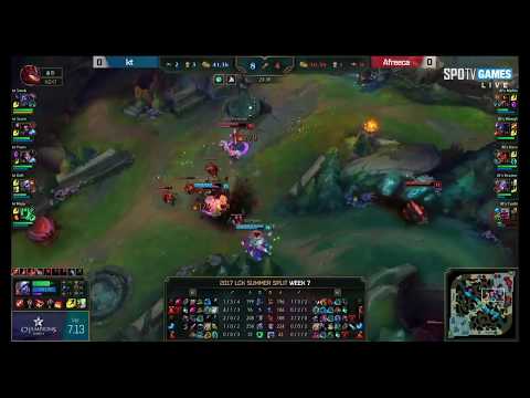KT vs AFS Highlights Game 1 LCK SUMMER 2017 KT Rolster vs Afreeca Freecs by Onivia