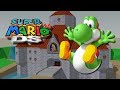 Super Mario 64 DS All Yellow Yoshi Rabbit Locations NDS