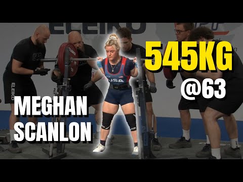 Meghan Scanlon | 545kg total @63kg | IPF Classic Worlds 2025