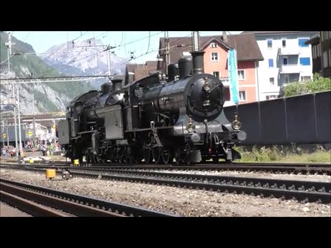 2016-05-21 Volldampf auf der Gotthard-Bergstrecke 1/4 - Erstfeld episodio 1