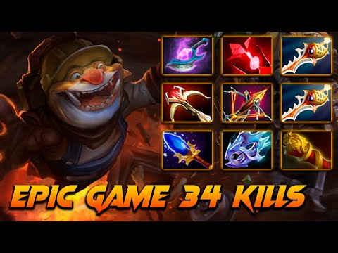 Techies EPIC 34 Kills - Super Long Battle - Dota 2 Pro Gameplay [Watch & Learn]