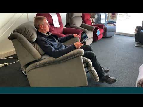 Richard demonstrates the Astor Power Lift Chair