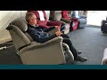 Richard demonstrates the Astor Power Lift Chair