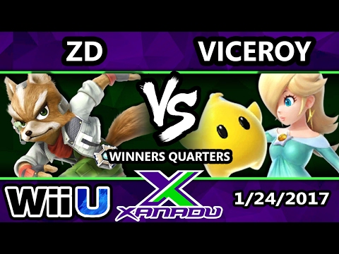 S@X 186 -  InC | ZD (Fox) Vs. Viceroy (Rosalina) - SSB4 Winners Quarters - Smash for Wii U - Smash 4