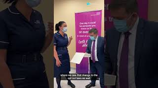 Health Minister Robin Swann Visit to South West Acute Hospital | August 2022