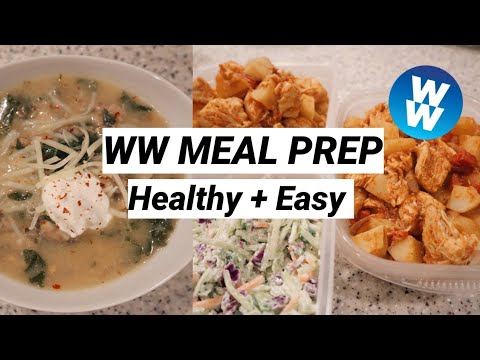WEEKLY WW MEAL PREP FOR WEIGHT LOSS | HEALTHY + EASY!!! ( WEIGHT WATCHERS)