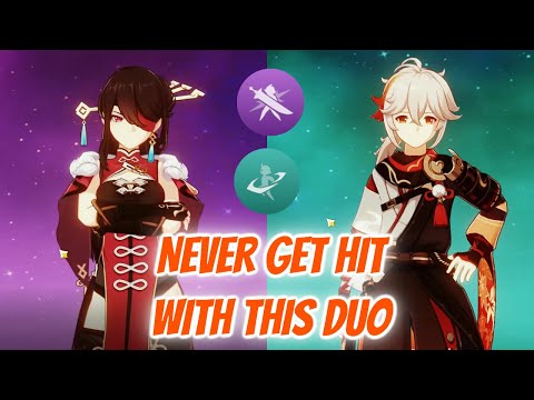 Duo Heroic | 1HP Beidou And Kazuha Vs Bosses (Genshin Impact)