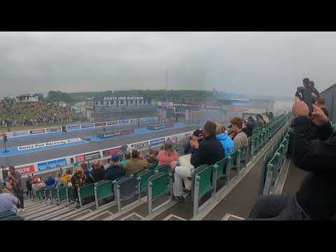 Fireforce 5 Jet car at Santa Pod 1/4 Mile Drag Race