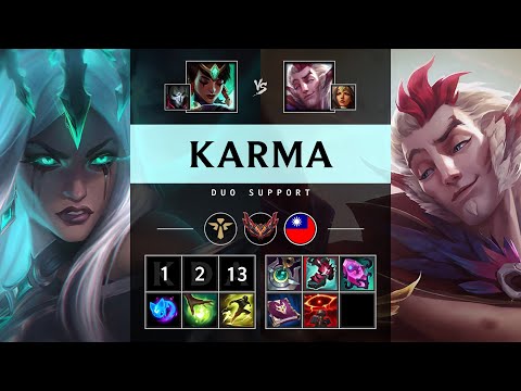 Karma Support vs Rakan - TW Grandmaster Patch 25.17