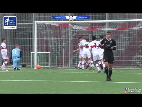 EnBW-Oberliga B-Junioren 21/22 - VfB Stuttgart II - SV Sandhausen - 27 min 2:0 VfB Stuttgart II