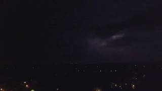 Thunderstorm Drone Flight