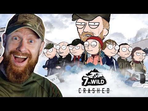 BOTTOMLESS HUMOR! 😂😂 - 7 vs. Wild Parody Episode 1: The Crash | Fritz Meinecke reacts