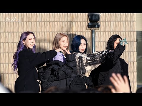 [4K] 191129 뮤직뱅크 마마무 미니팬미팅 - CLIPS(BGM 소설, 용 재등장) 직캠(MAMAMOO FANCAM)