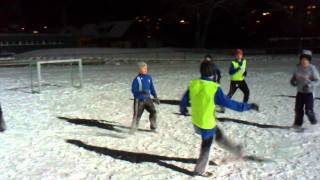 preview picture of video 'FC  Brugg SHARKS im Schnee'