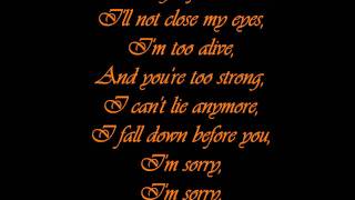 Evanescence- October (Lyrics)