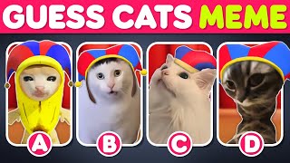 GUESS CATS MEME | Cats Meme Sing The Amazing Digital Circus Song...! #343