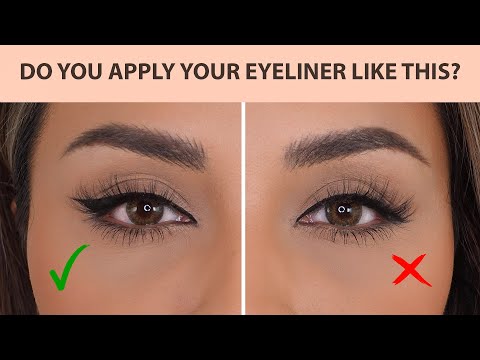 HOW TO APPLY EYELINER THE RIGHT WAY 2021 | NINA UBHI