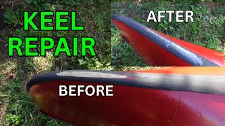 Canoe Skid Plate / Keel Guard Repair