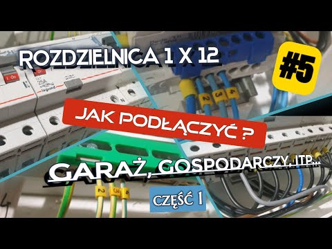 Switchgear # 5: How to connect 1x12 switchgear - garage, small outbuilding, etc. - part 1