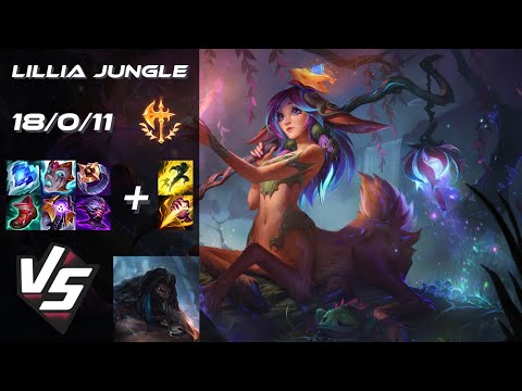 JUNGLE Lillia vs Udyr - EU Grandmaster Patch 14.7
