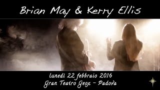 Trailer - Brian May & Kerry Ellis 'One Voice' - The Tour Italy 22/02/16 Padova
