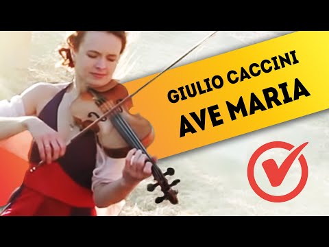 Giulio Caccini - Ave Maria | The Most Beautiful song! Yuliya Lebedenko, violin & mezzo soprano