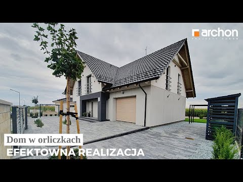 Dom w orliczkach –  Efektowna realizacja I ARCHON+ Projekty Domów