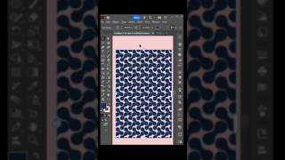 Create an Interlocking Shape Pattern in Adobe Illustrator #illustratortips #graphicdesign