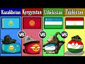 Kazakhstan VS Kyrgyzstan VS Uzbekistan VS Tajikistan | Comparison | Central Asia Countries | Stan