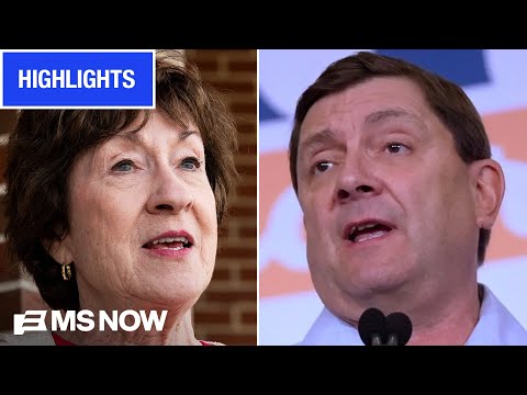 COLLINS V. JACKSON: Watch MS NOW's coverage of the Maine Senate race SHAKE-UP | COMPILATION