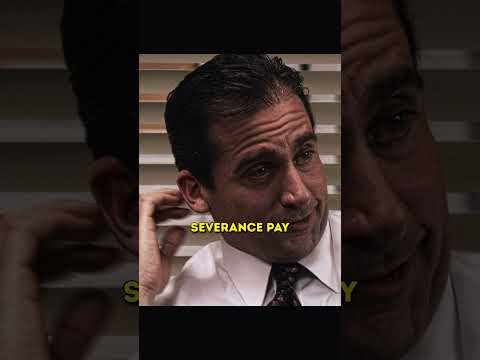 Michael fake-fires Pam for theft. 😅