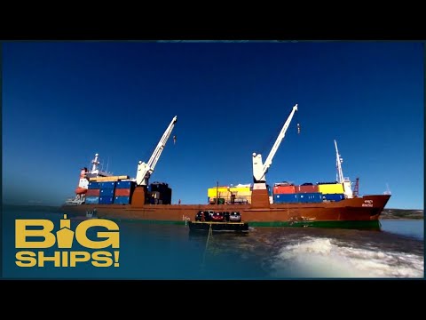 Arctic Cargo Ship Battles Thick Ice to Deliver Lifesaving Supplies