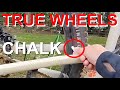 BOOM!! 👍 An easy to remember How-To-True your MTB rims with spoke tensioning and chalk