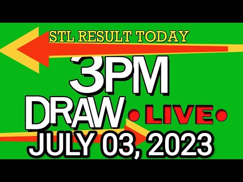 LIVE 3PM STL RESULT TODAY JULY 03, 2023 LOTTO RESULT WINNING