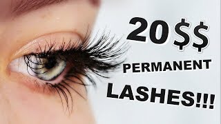 20$ Wimpernextensions in 5 min selber machen! Obere und untere Wimpern