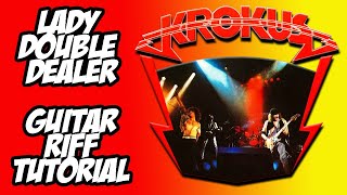 Krokus - Lady Double Dealer | Rhythm Guitar Tutorial 1980