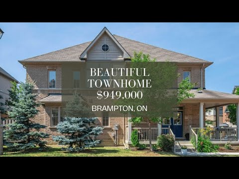 Spacious End Unit Townhome in Brampton, Ontario...Just Listed For $949,000!