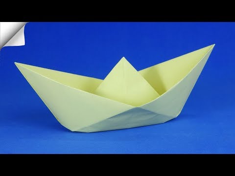 Paper boat Moving paper toys Paper crafts