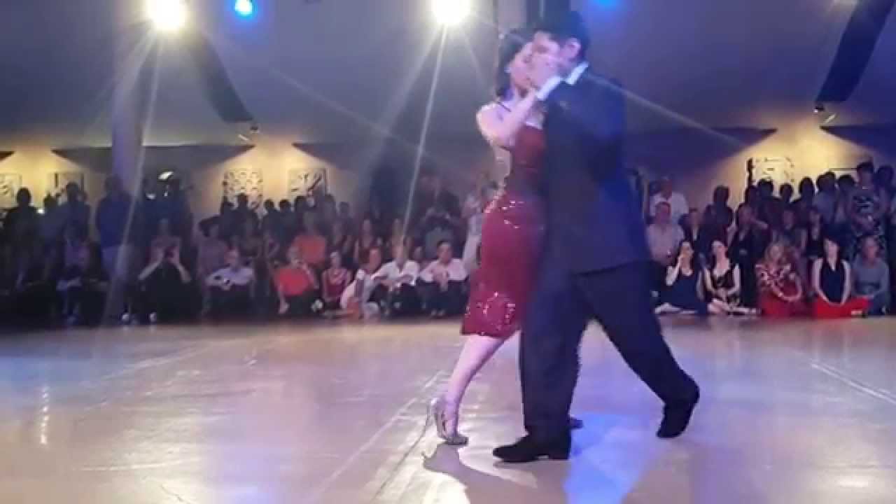 Julieta Qüesta. & Rauli Choque at MallorcaTango Festival 2014, Milonga: El Portenito - Juan Dárienzo