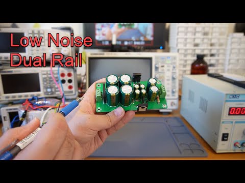 Low Noise 45V-4A Dual Rail Power Supply Using Enhanced Capacitance Multiplier