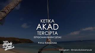 Download lagu Ketika Akad Tercipta by Panji Ramdana mp3