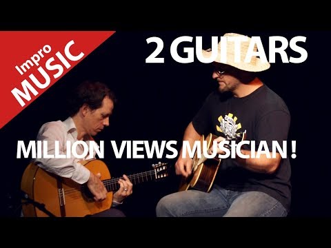 Great Acoustic Guitar .Instrumental Impro with two Musicians Guitar Player Video